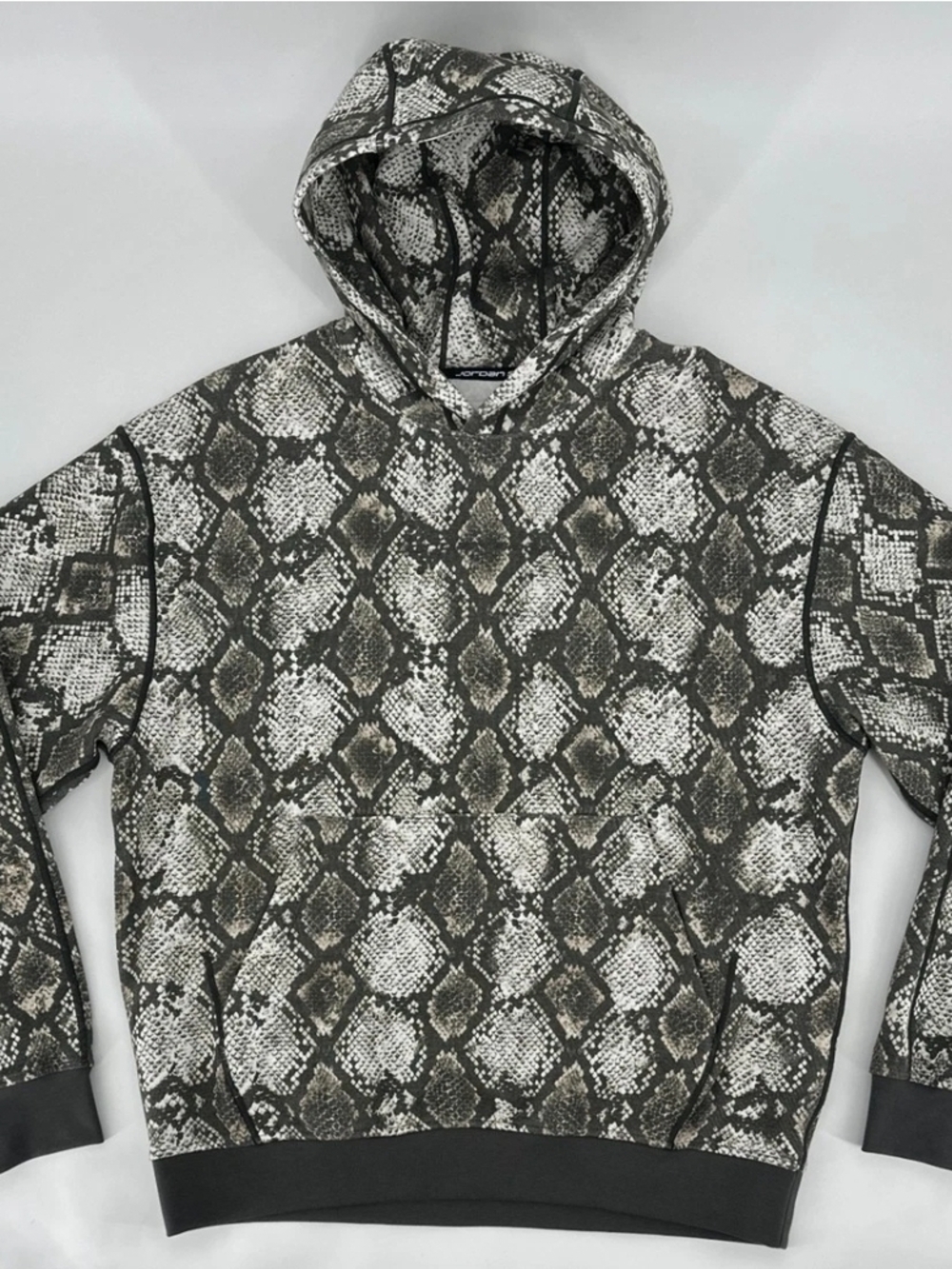Jordan Sport Hoop Fleece Snake Print Pullover Hoodie Mens Medium HF9894 133 $120
